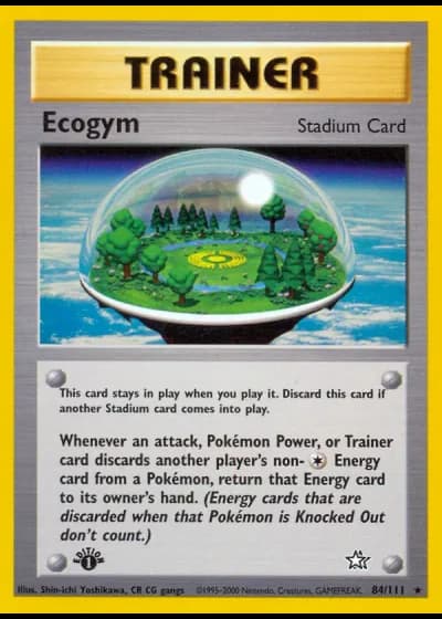 Ecogym (1st Edition) #84/111 — Neo Genesis (1st Edition)