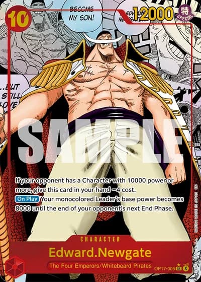 Edward.Newgate (OP17-005) (Alternative Art 2) — The World's Strongest Warriors (OP17)