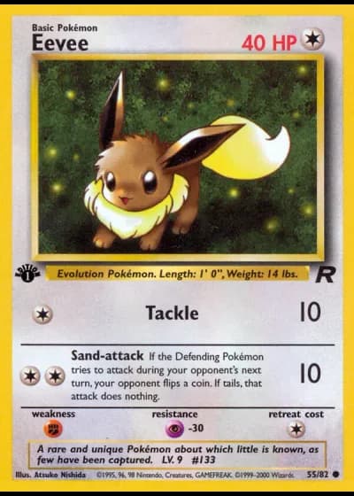 Eevee #55/82 — Team Rocket