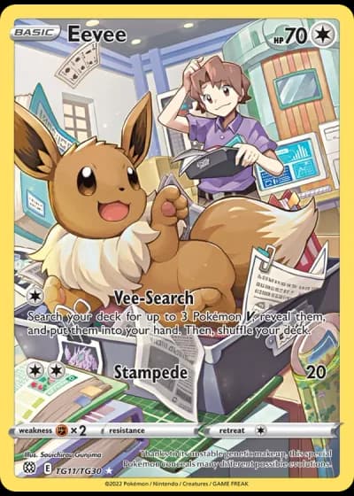 Eevee TG11/30 — Trainer Gallery (Brilliant Stars)