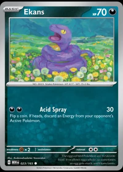 Ekans #023/165 — 151
