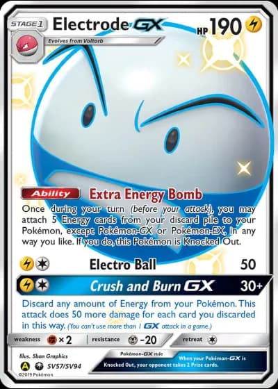 Electrode GX SV57/94 — Shiny Vault (Hidden Fates)