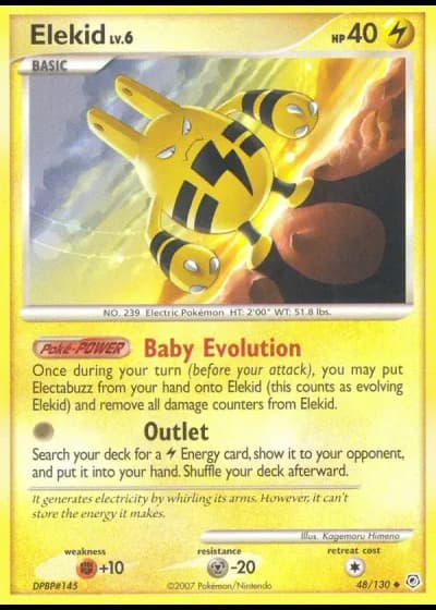 Elekid #48/130 — Diamond & Pearl
