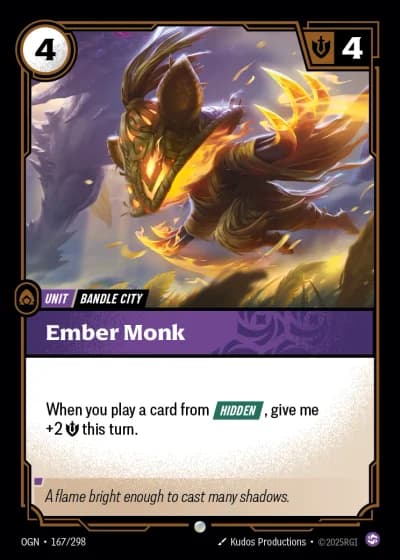 Ember Monk #167/352 — Origins