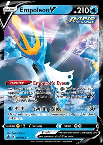 Empoleon V #40/163 — Battle Styles