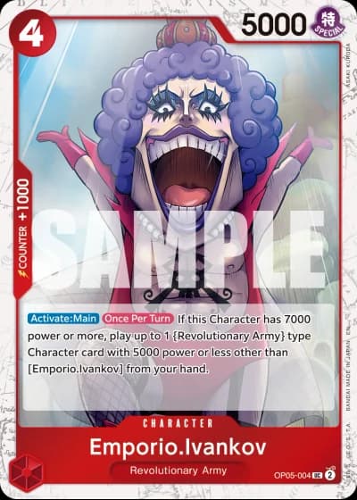 Emporio.Ivankov (OP05-004) (Pirate Foil) — One Piece Card The Best Vol.2(PRB02)
