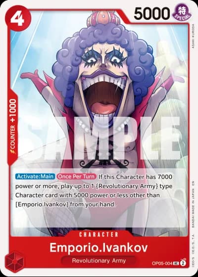 Emporio.Ivankov (OP05-004) (Reprint) — One Piece Card The Best Vol.2(PRB02)