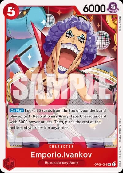 Emporio.Ivankov (OP06-003) — Wings of the Captain (OP06)
