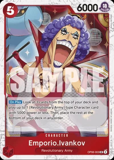 Emporio.Ivankov (OP06-003) (Jolly Roger Foil) — One Piece The Best (PRB01)