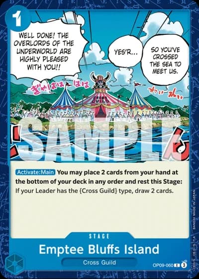 Emptee Bluffs Island (OP09-060) — Emperors in the New World (OP09)