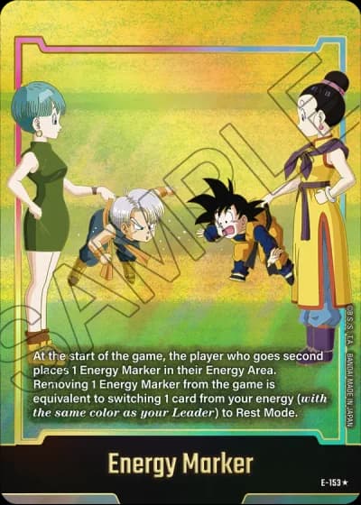 Energy Marker (Gold) E-153 — Story Booster 01 (ST01)