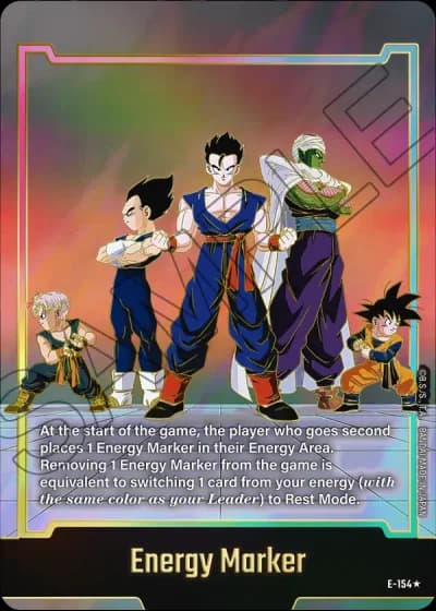 Energy Marker (Gold) E-154 — Story Booster 01 (ST01)