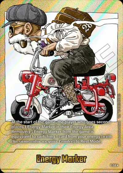 Energy Marker (Gold) E-58 — Manga Booster 01 (SB01)
