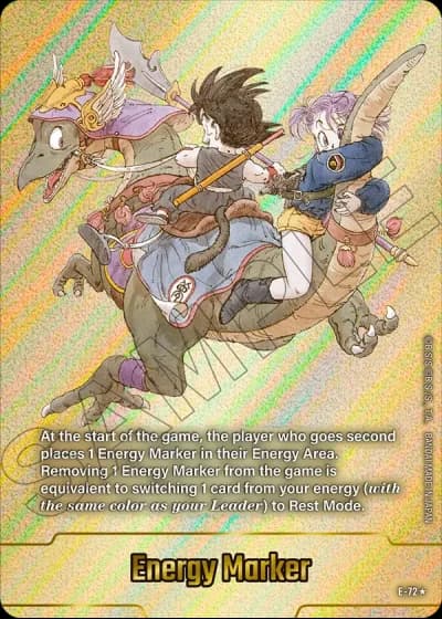 Energy Marker (Gold) E-72 — Manga Booster 02 (SB02)