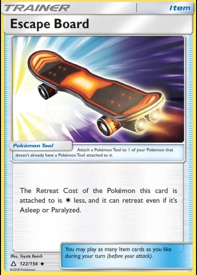 Escape Board (League Cup Staff) #122/156 — Ultra Prism