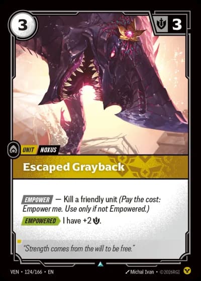 Escaped Grayback #124/248 — Vendetta