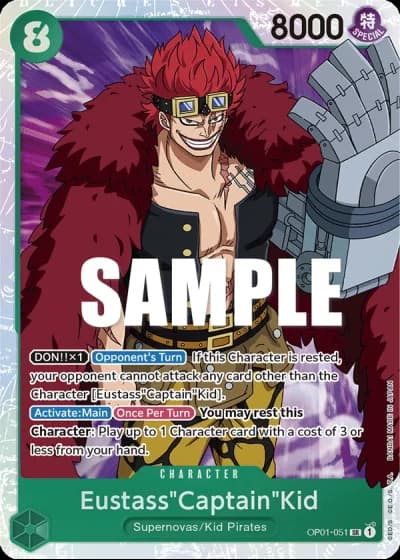 Eustass"Captain"Kid (OP01-051) — Romance Dawn (OP01)
