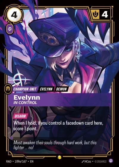 Evelynn, In Control #109a/189 — Radiance