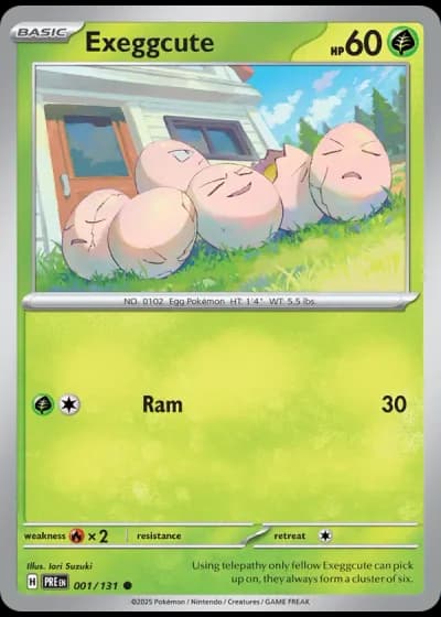 Exeggcute #001/131 — Prismatic Evolutions