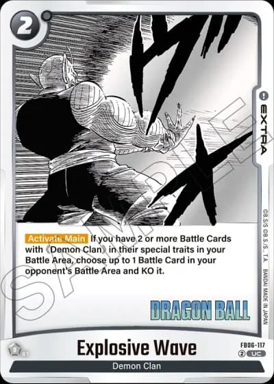 Explosive Wave SB01-117 — Manga Booster 01 (SB01)