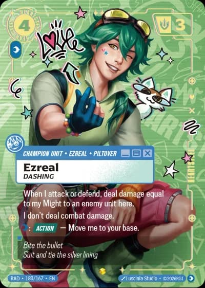 Ezreal, Dashing #180/189 — Radiance