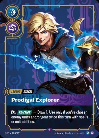 Ezreal, Prodigal Explorer #199/303 — Spiritforged