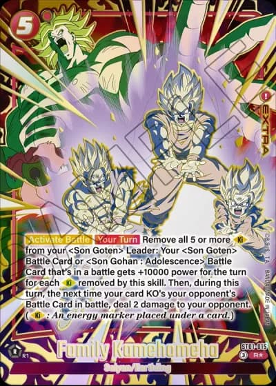 Family Kamehameha (Alternative Art) ST01-015 — Story Booster 01 (ST01)