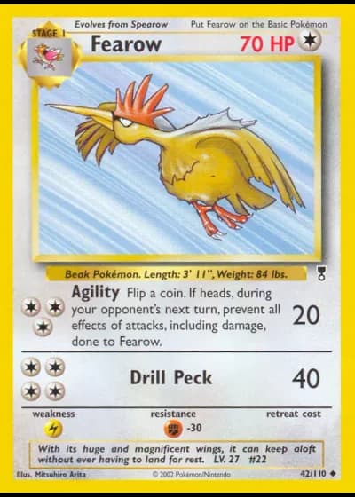 Fearow #42/110 — Legendary Collection