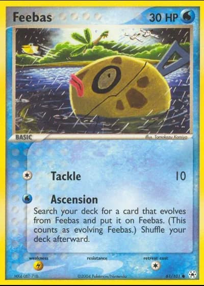 Feebas #61/101 — EX Leggende Nascoste