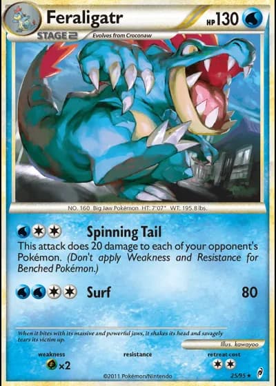 Feraligatr #25/95 — Richiamo delle Leggende
