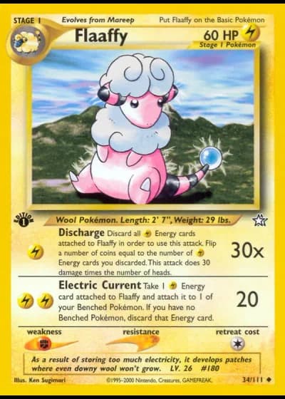 Flaaffy #34/111 — Neo Genesis