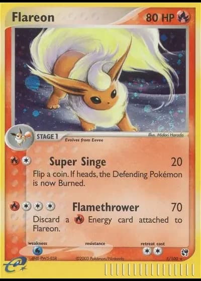 Flareon #5/100 — Sandstorm