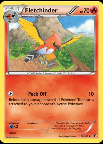 Fletchinder #14/108 — Roaring Skies