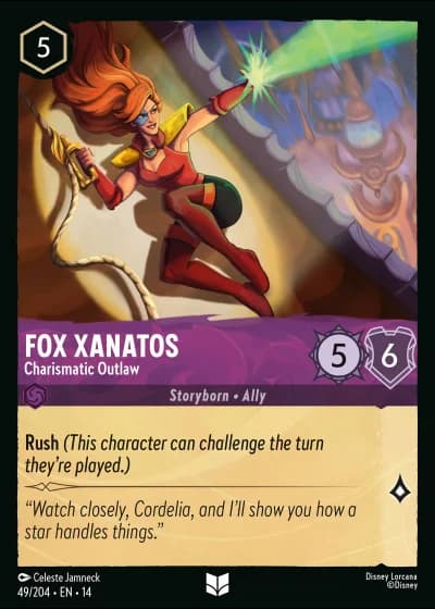 Fox Xanatos - Charismatic Outlaw #49/257 — Hyperia City
