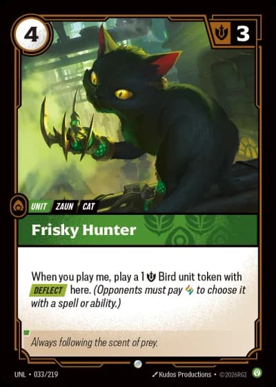 Frisky Hunter #033/308 — Unleashed