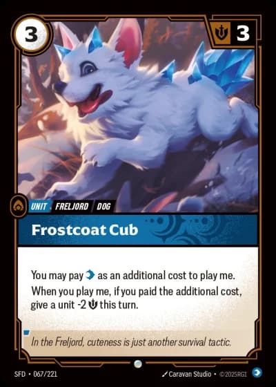 Frostcoat Cub #067/303 — Spiritforged