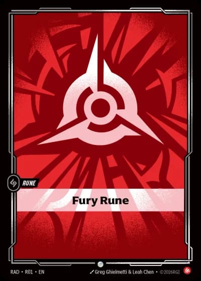 Fury Rune R01/189 — Radiance