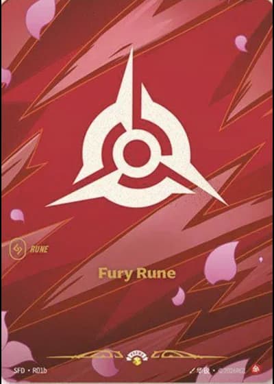 Fury Rune (Spiritforged Nexus Night Promo) sfd-r01b