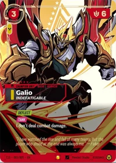 Galio, Indefatigable (T1 Worlds Champion Signature Edition Bundle) #716021