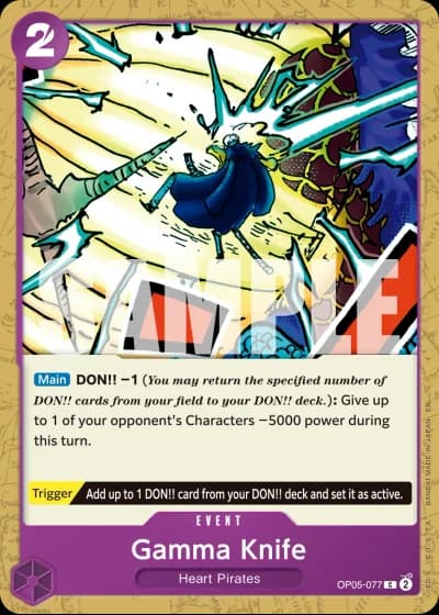 Gamma Knife (OP05-077) (Reprint) — One Piece Card The Best Vol.2(PRB02)