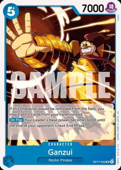 Ganzui (OP17-043) — The World's Strongest Warriors (OP17)