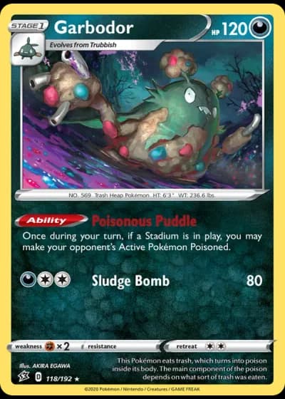 Garbodor #118/192 — Rebel Clash