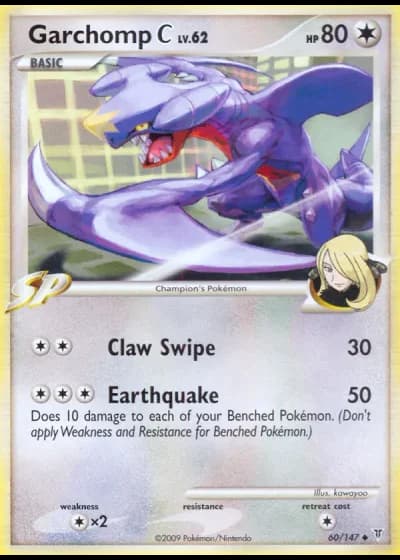 Garchomp C (Regional Championships 2009-10) #60/147 — Supreme Victors