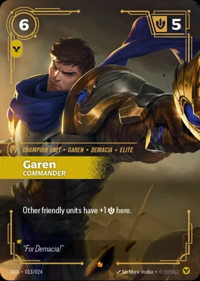 Garen, Commander #013/24 — Proving Grounds