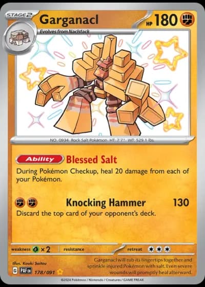 Garganacl #178/91 — Paldean Fates