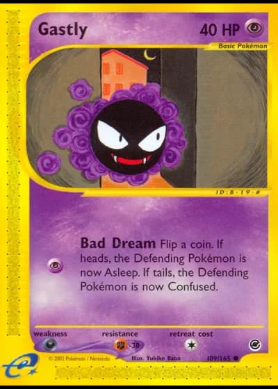 Gastly #109/165 — Expedition Set Base
