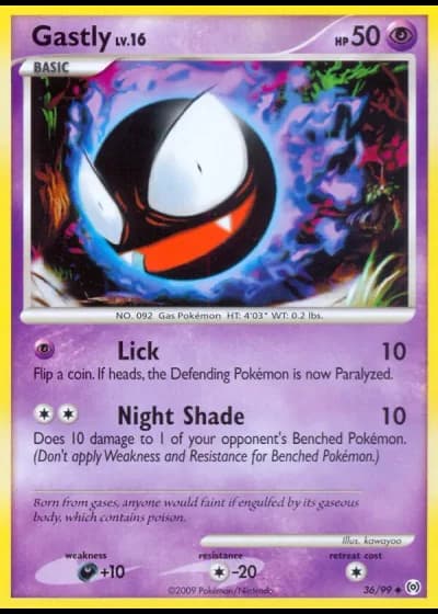 Gastly #36/99 — Arceus