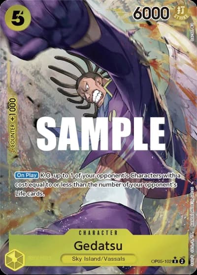 Gedatsu (OP05-102) (Alternative Art) — Awakening of the New Era (OP05)