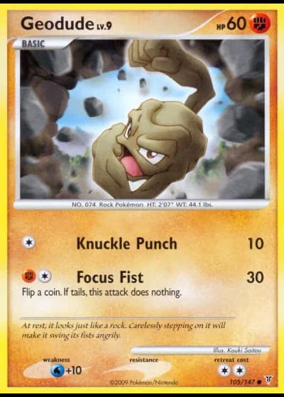Geodude #105/147 — Supreme Victors