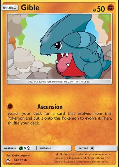 Gible #60/131 — Forbidden Light